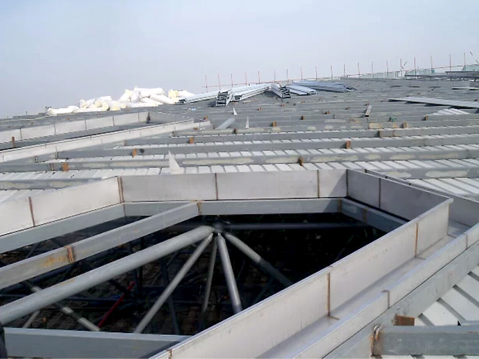 阆中安吉县体育馆网架